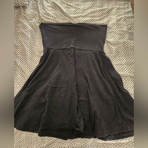 Black Express Strapless Dress